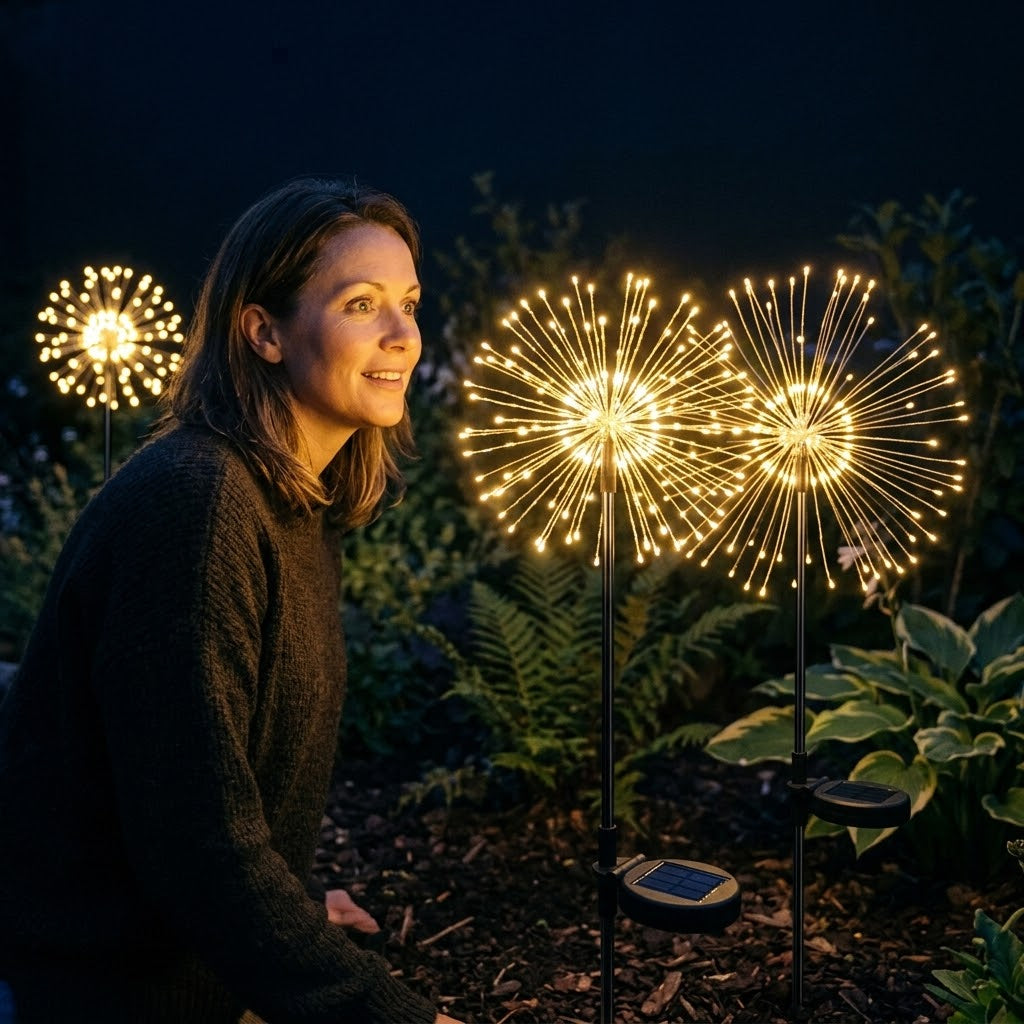 Solar Fireworks Garden Lights
