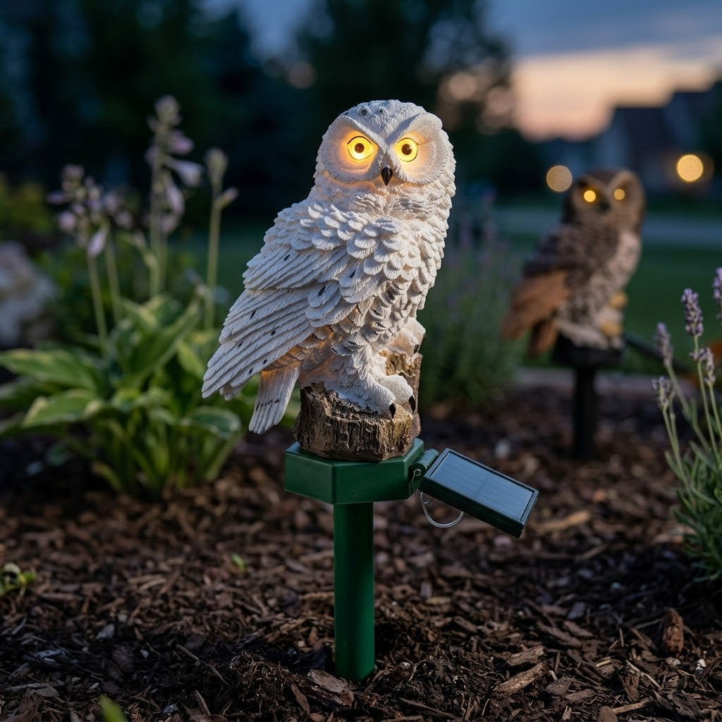 Adorable Solar Owl Garden Light - Garden Decor That Glows