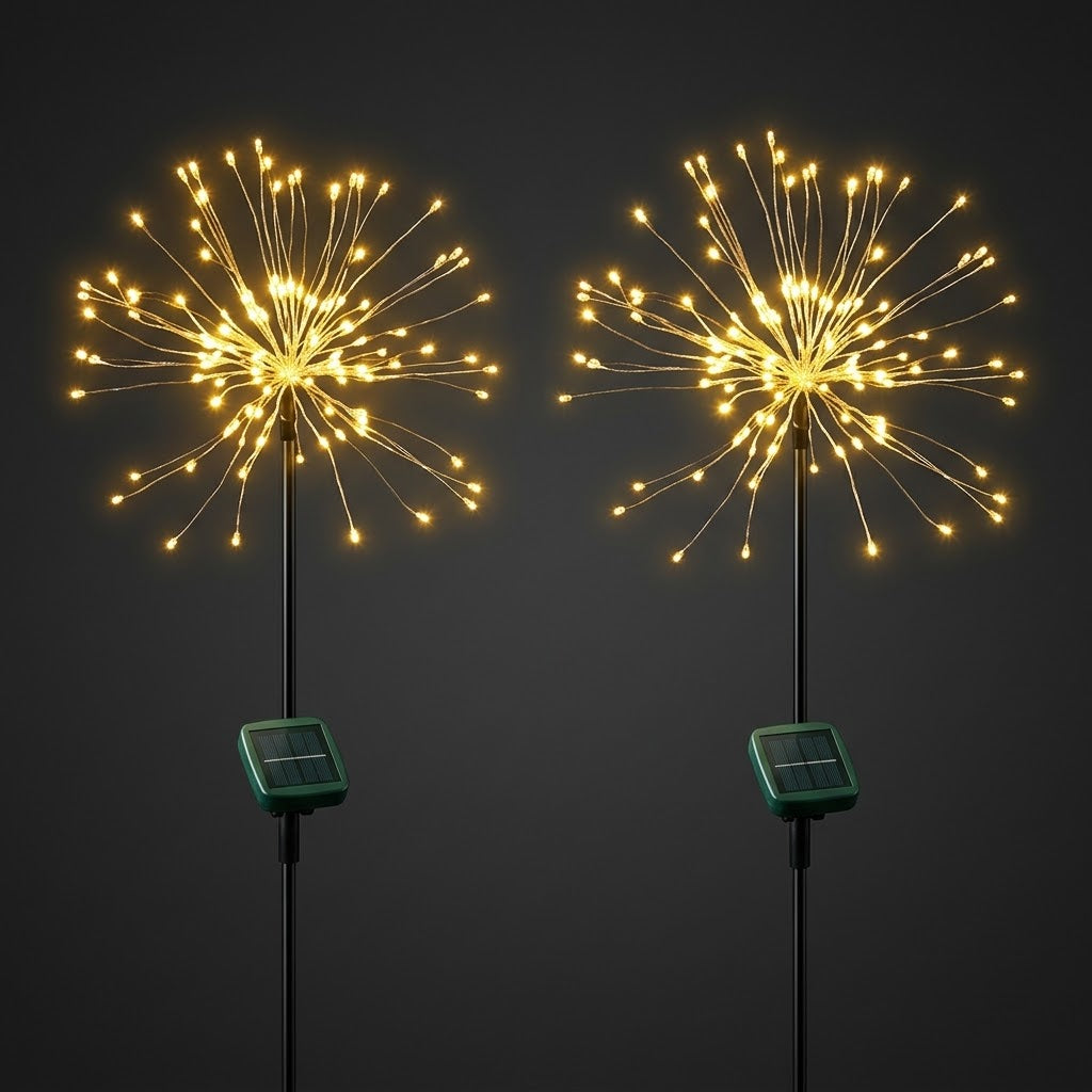 Solar Fireworks Garden Lights