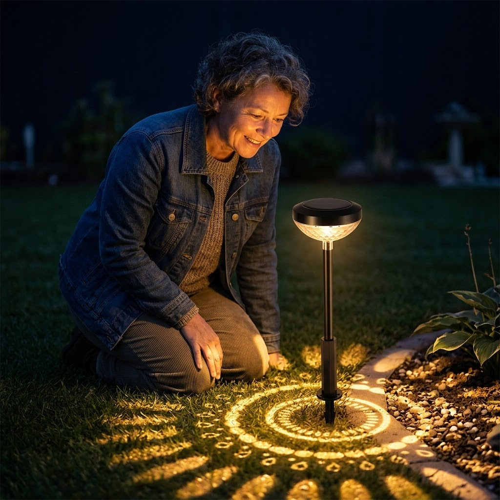 Outdoor Solar Lawn Water Droplet Projection Light