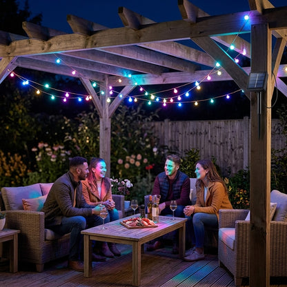 Solar Powered Copper Wire String Lights