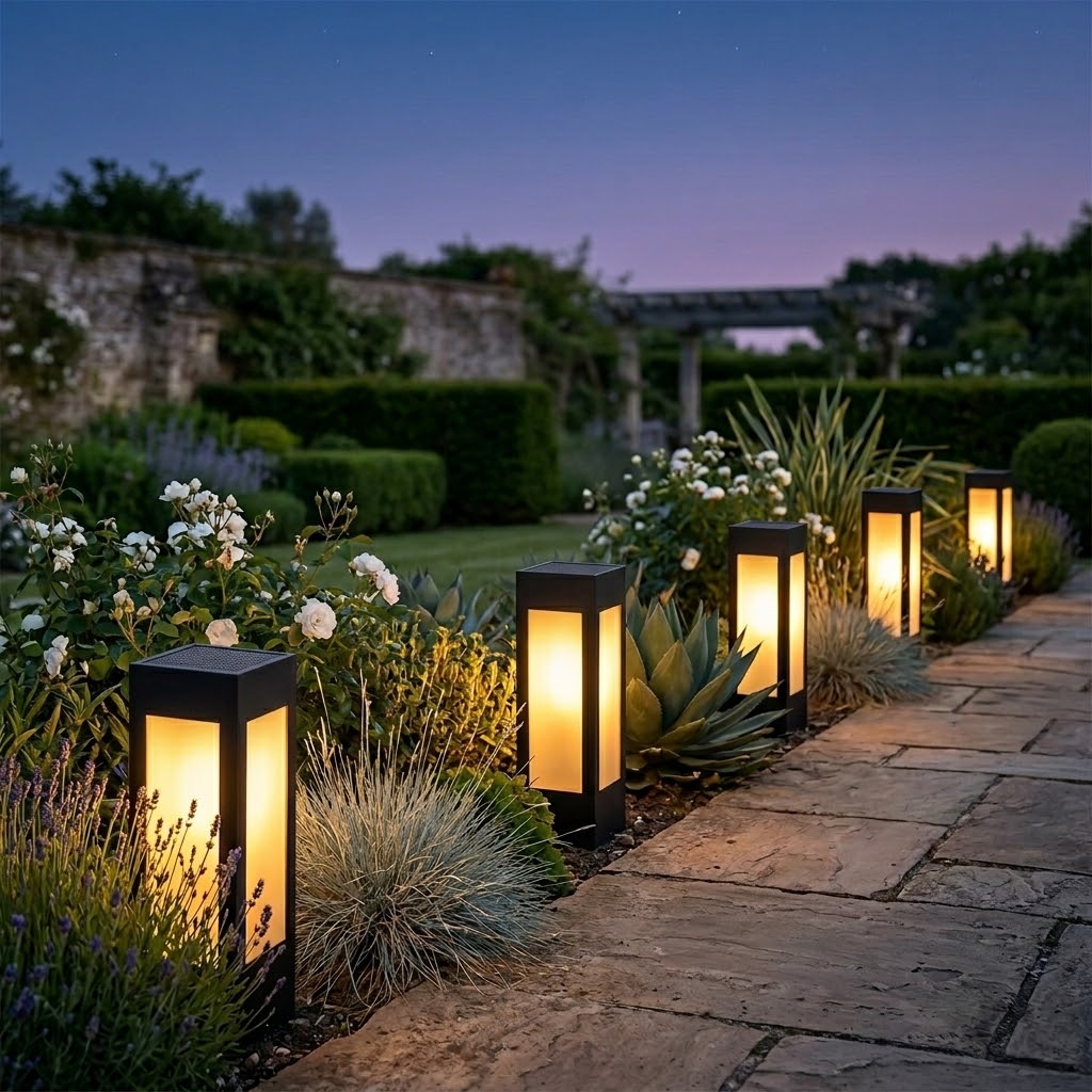 Solar Garden Feature Lights - Professional Uplighting