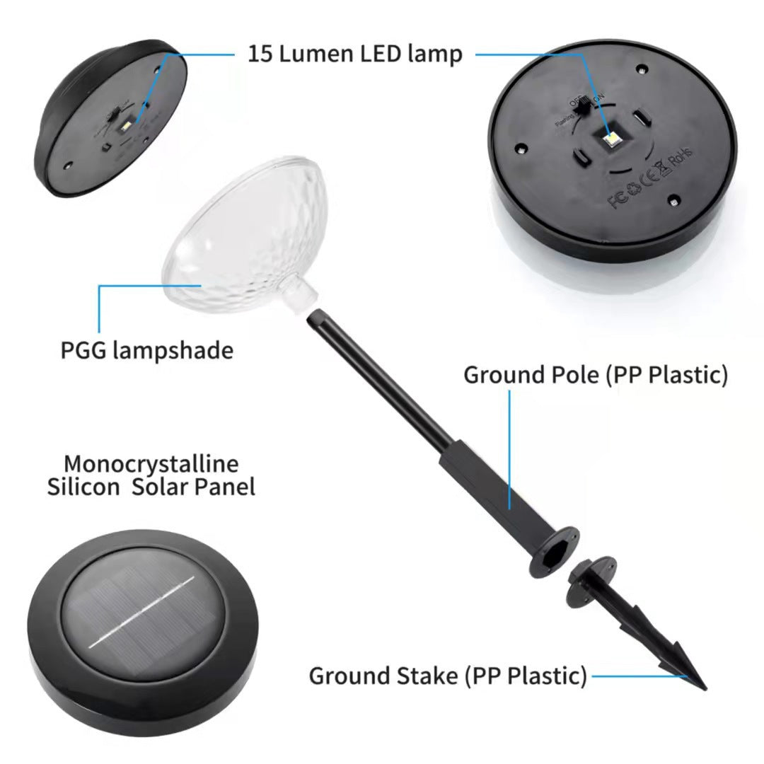 Outdoor Solar Lawn Water Droplet Projection Light