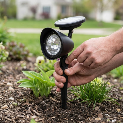 Elite Landscape Solar Spotlight – 25ft Adjustable