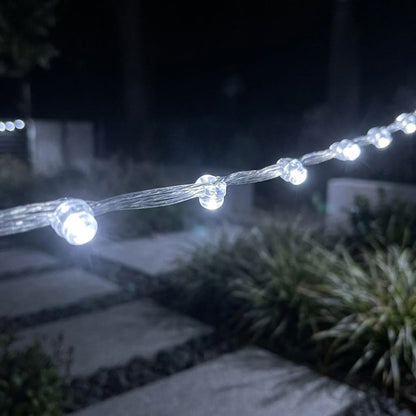Solar Powered Copper Wire String Lights