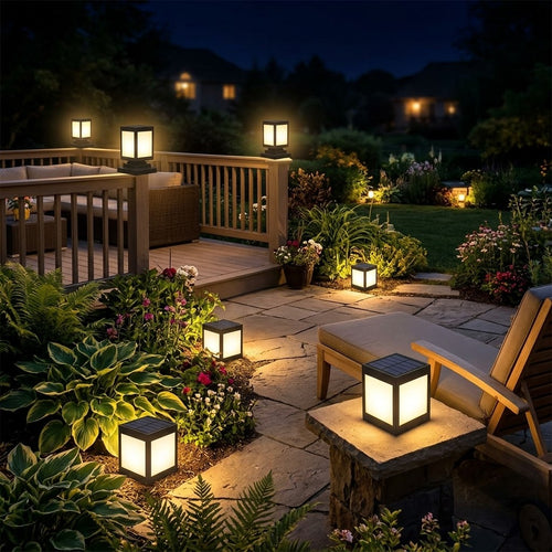 Solar Garden Feature Lights - Professional Uplighting