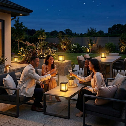 Ambient Glow Solar Lanterns - Warm Ambiance