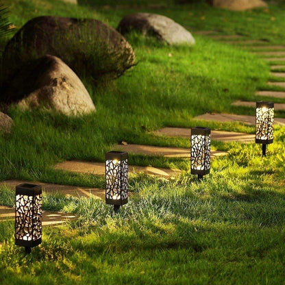 Solar Lantern Lights - Garden Pathway Ambiance